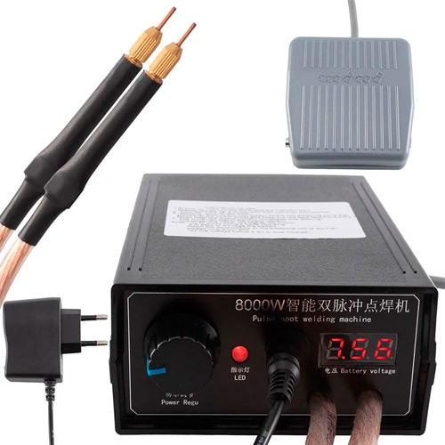 Аппарат контактной точечной сварки с ножной педалью 8000Вт, портативный 9600мАч Винница - изображение 4