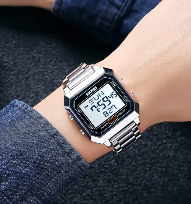 Часы мужские наручные спортивные Skmei 2149 (Серебристый) Винница - изображение 8