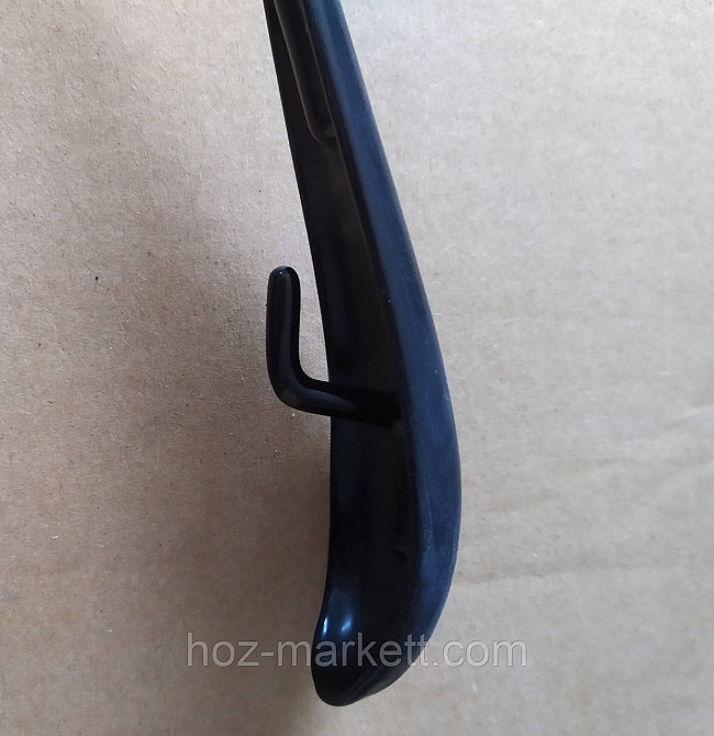 Вішалки плічка, тремпель металевий у чорному силіконі з хромованим гачком широкі з декором дерево. Харків - фото 3
