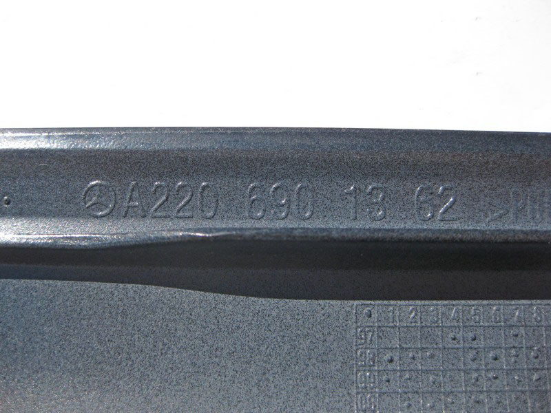 Mercedes-Benz  A2206901362 Молдинг задніх лівих дверей з хромом S-Class W220 long Одесса - изображение 3