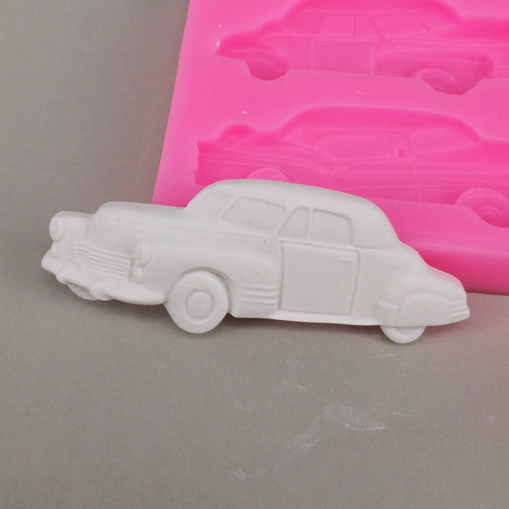 Молд силиконовый Машина 73 на 60 см розовый Киев - изображение 4