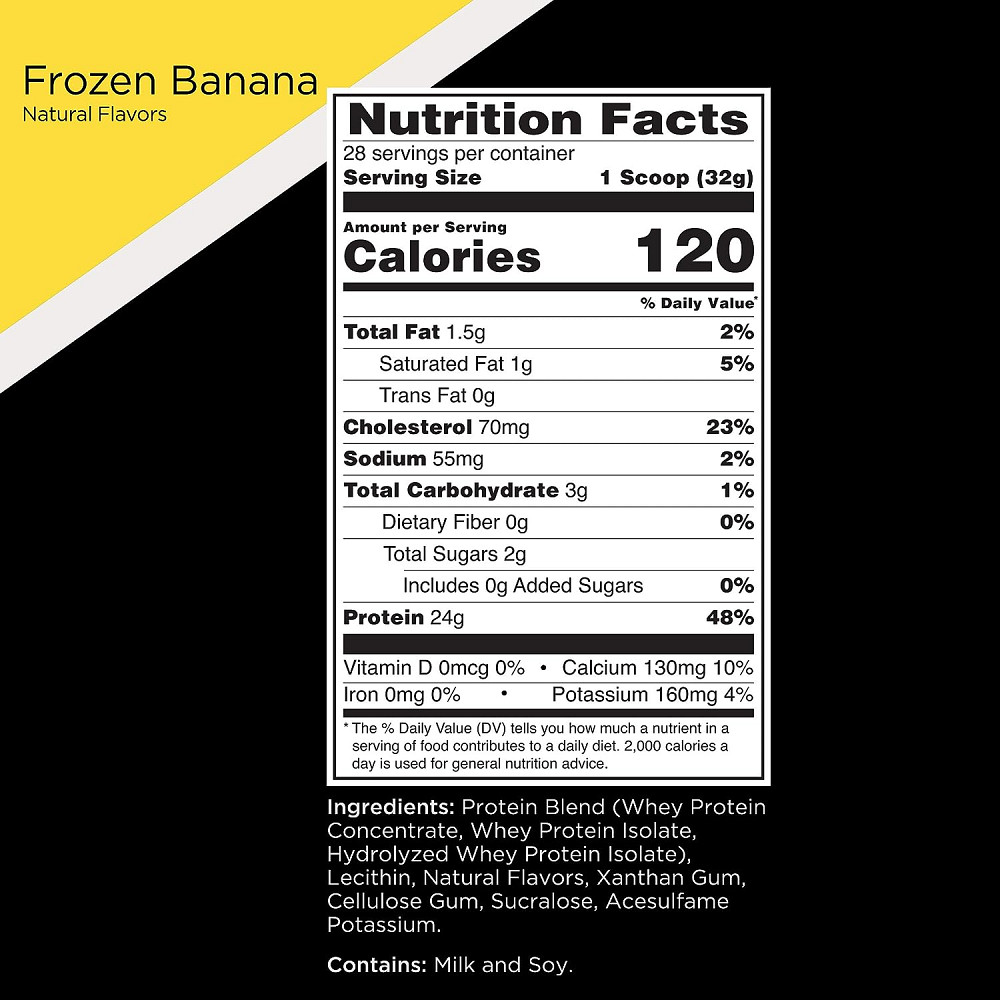 Протеин Rule One Whey Blend 908 gram ( Frozen Banana ) Луцк - изображение 2