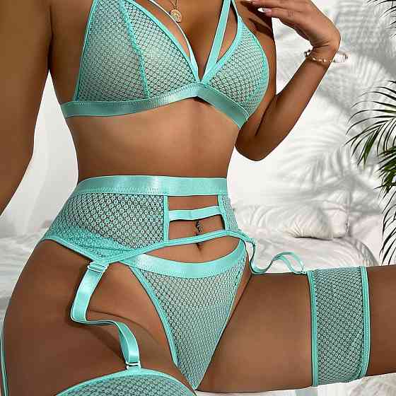 Комплект білизни прозорий 42-44 м`ята Київ