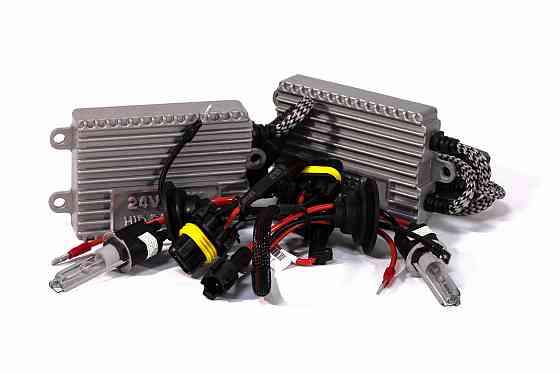 Комплект ксенону КВАНТ PRO H3 ceramic 4300К 24v з блоками AC Харків
