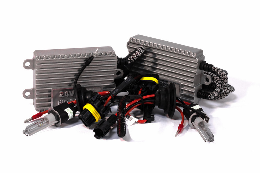 Комплект ксенону КВАНТ PRO H3 ceramic 4300К 24v з блоками AC Харків - фото 1