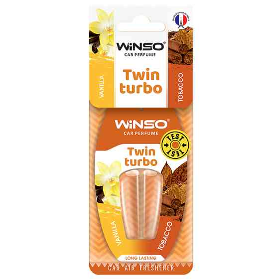 Ароматизатор с двойной капсулой Winso Twin Turbo - Vanilla & Tobacco Львов