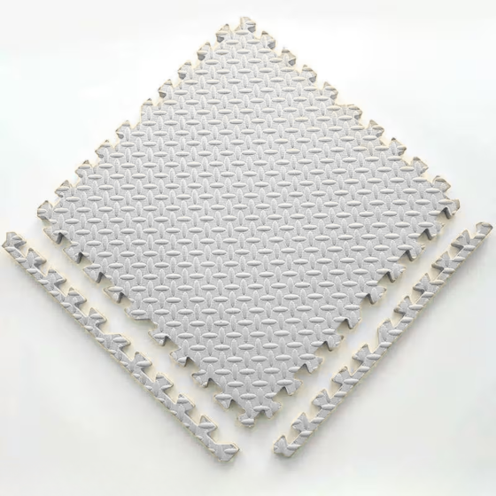 Коврик-пазл напольный, термоковрик,без покрытия,Eva-пены 10 пазлов 60*60 см,площадь покрытия 3,6м²,толщина 1 см, белый Каменец-Подольский