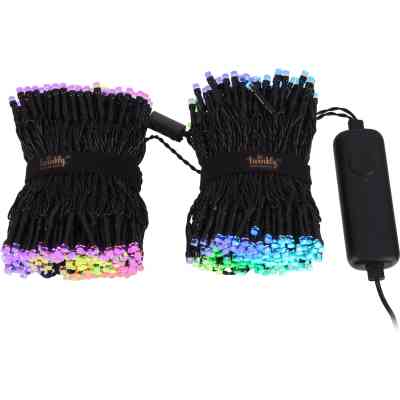 Гирлянда Twinkly Smart LED Strings RGBW 600, Gen II, IP44, длина 48м, черный (TWS600SPP-BEU) Винница