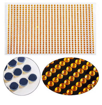 Стрази для волосся золотисті 437 шт. Київ - фото 1