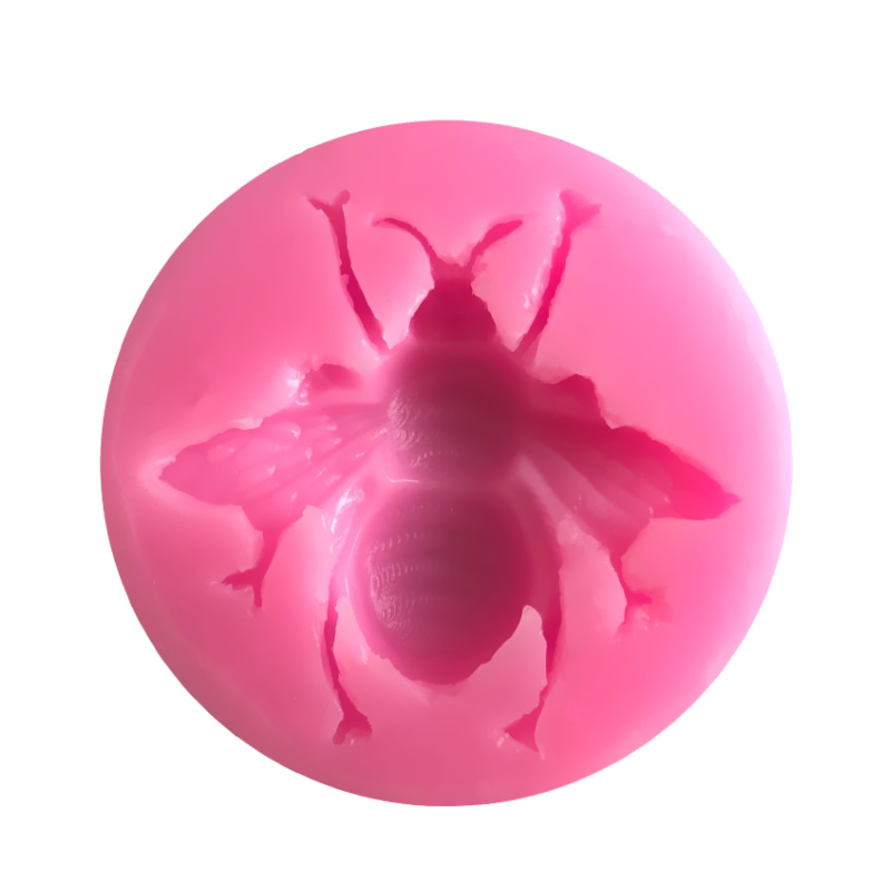 Формочка силиконовая Пчела 50 мм розовый Киев - изображение 3