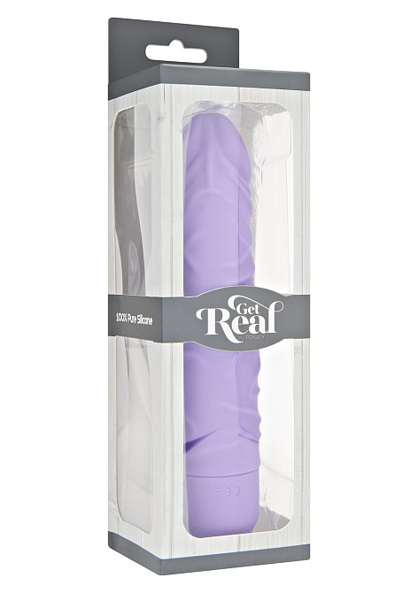 Вибратор классический реалистичный Toy Joy Get Real Classic фиолетовый Sex Aura Киев - изображение 4