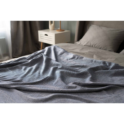 Плед Ardesto Summer 100% хлопок, синий 140х190 см (ART0915SB) Винница - изображение 11