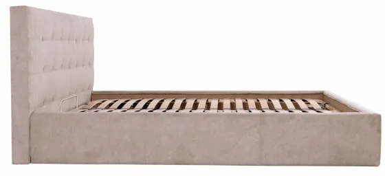 Кровать Двуспальная Chester Comfort 180 х 200 см Мисти Mocco С подъемным механизмом и нишей для белья Мокко Киев