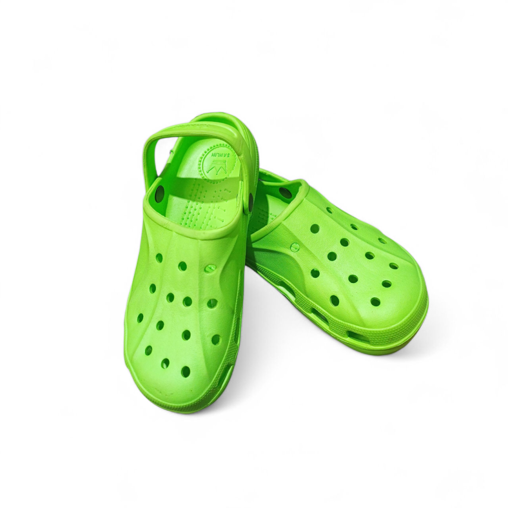 Кроксы резиновые силиконовые зеленый 