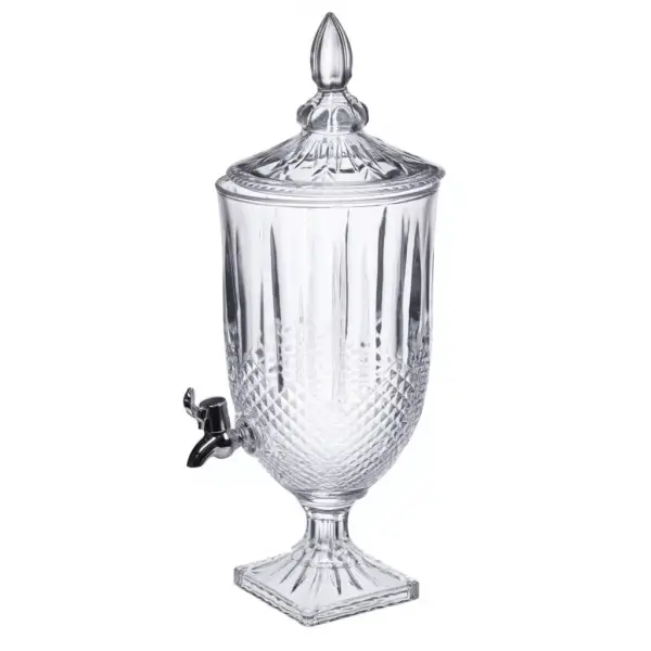 Лимонадниця скляна 3 літри з краном і кришкою HP-19-299 Коломыя - изображение 1