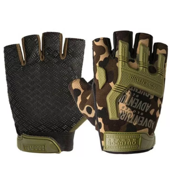 Тактичні рукавички без пальців Камуфляж XL 10154 Дніпро