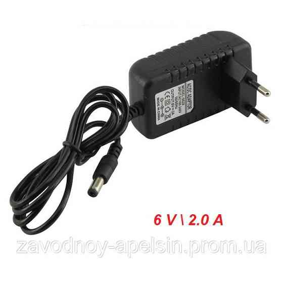 Блок питания бытовой Адаптер 6В 2А штекер 5,5мм Одесса