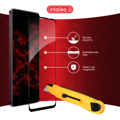 Скло захисне Intaleo Full Glue Oppo A3x Black (1283126598784) Вінниця - фото 5