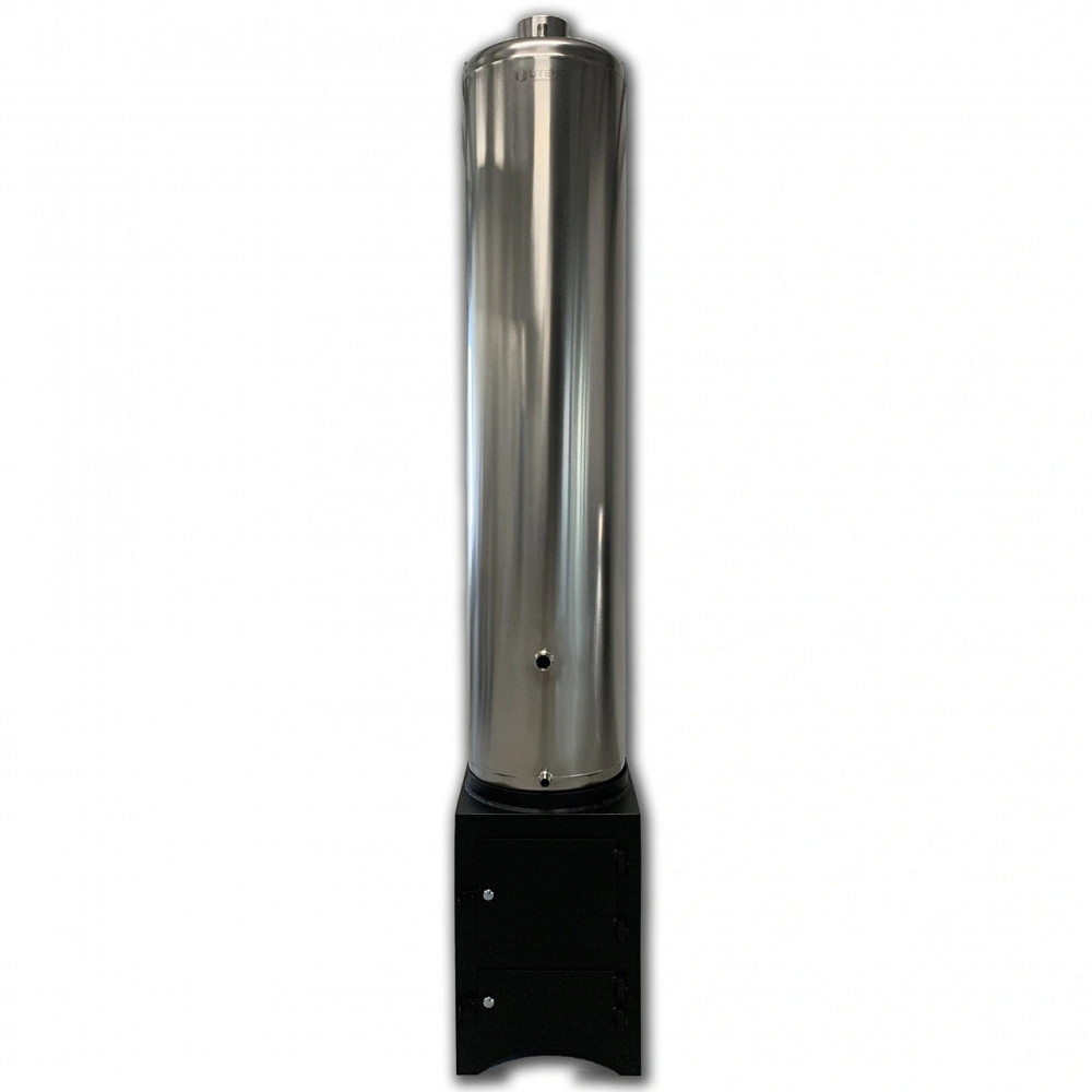 Титан водогрійний з залізною топкою 90 л (водогрійна колонка, бойлер-буржуйка, бойлер на дровах) Київ - фото 1