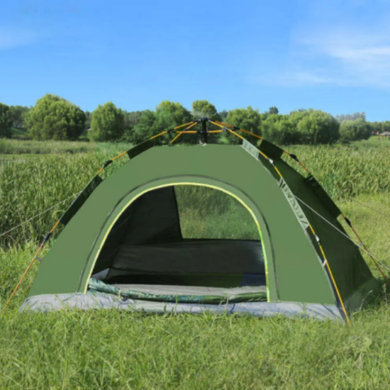 Намет автоматичний 2-місний для кемпінгу, пікніка та подорожей – швидка установка, захист від дощу та вітру, легкий та компактний Львів