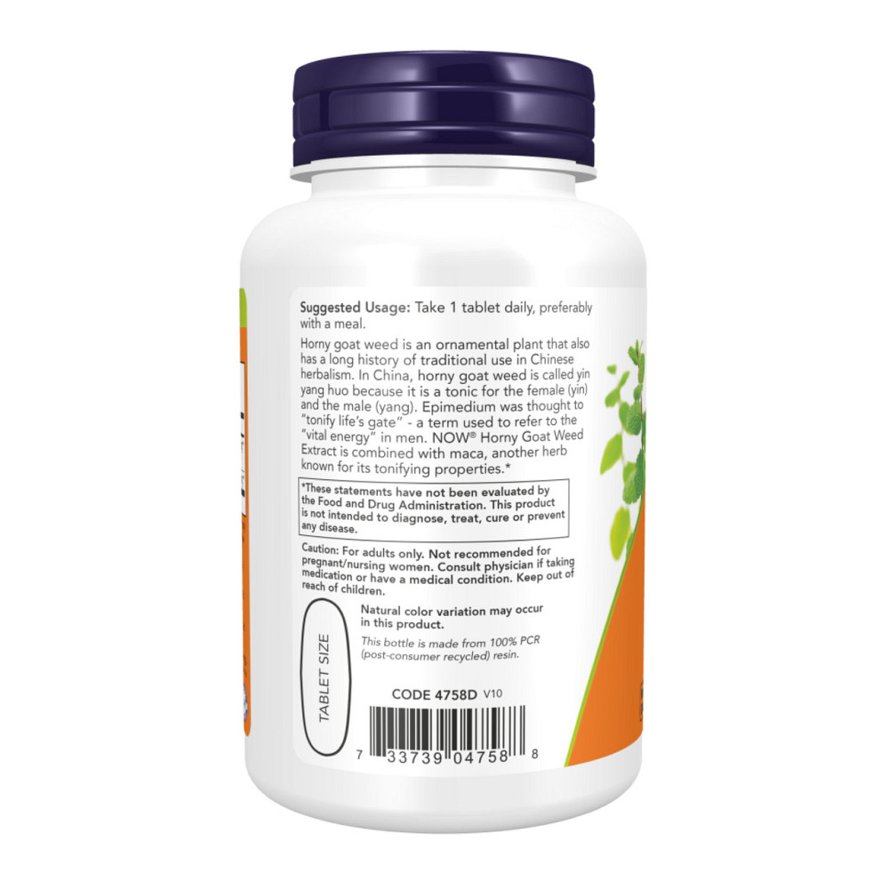 Гарячка Now Foods Horny Goat Weed Extract 750 mg 90 таб Київ - фото 6