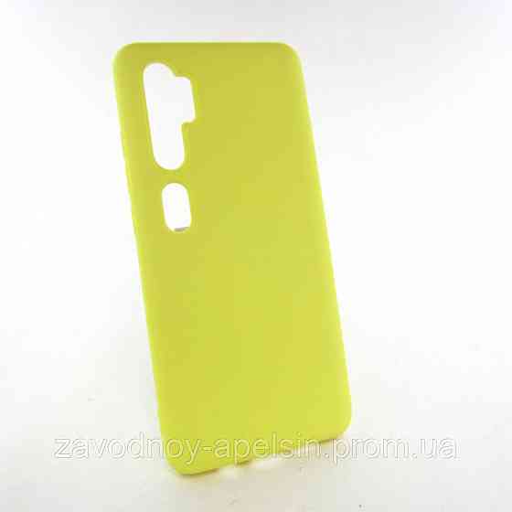 Xiaomi Mi Note 10 Силіконовий чохол (жовтий) Одеса