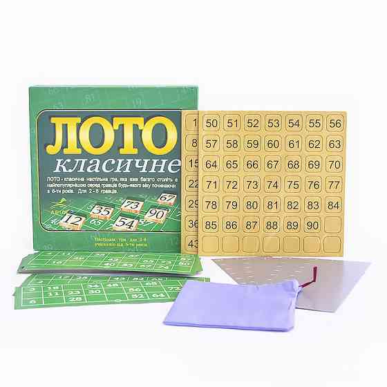 Настольная игра Лото классическое Arial 910046 на укр. языке Винница
