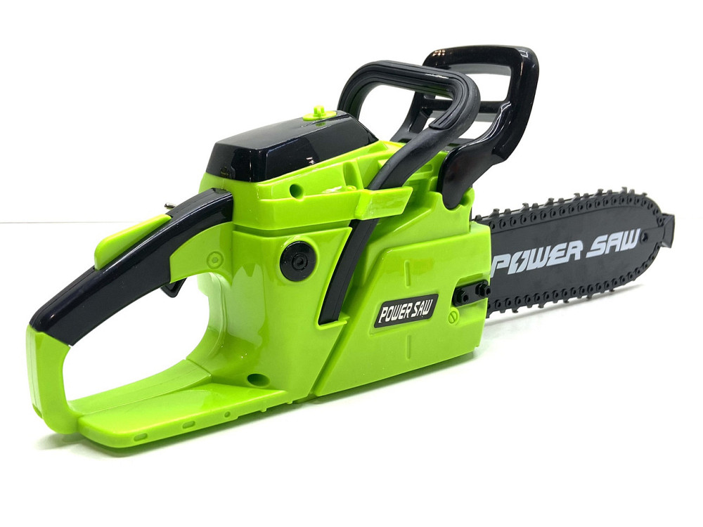 Бензопила Wei Da іграшкова звук рухлива стрічка 37см Салатова (192G1) Чернігів - фото 4