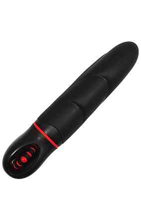 Вібратор з оригінальним дизайном і ребристою поверхневістю AMOR BIG VIBRATOR ANGELUS Black (Застосунок НЕ Sex Aura Київ