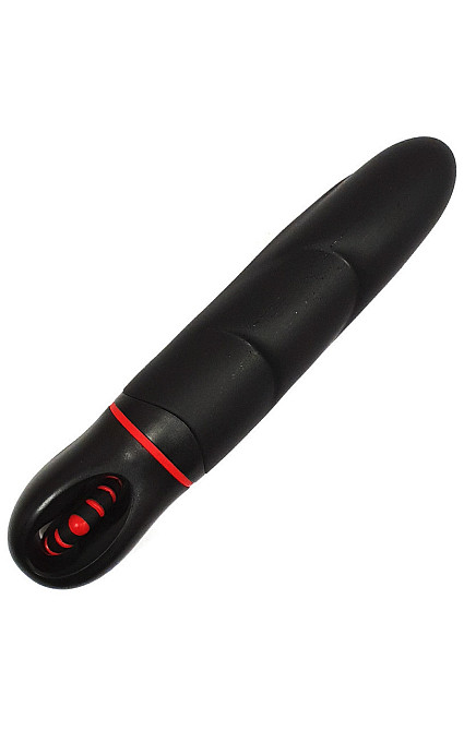 Вібратор з оригінальним дизайном і ребристою поверхневістю AMOR BIG VIBRATOR ANGELUS Black (Застосунок НЕ Sex Aura Київ - фото 2