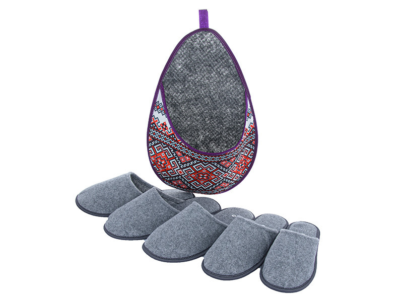 Набор пять пар качественных домашних тапочек Вышиванка Одесса - изображение 4