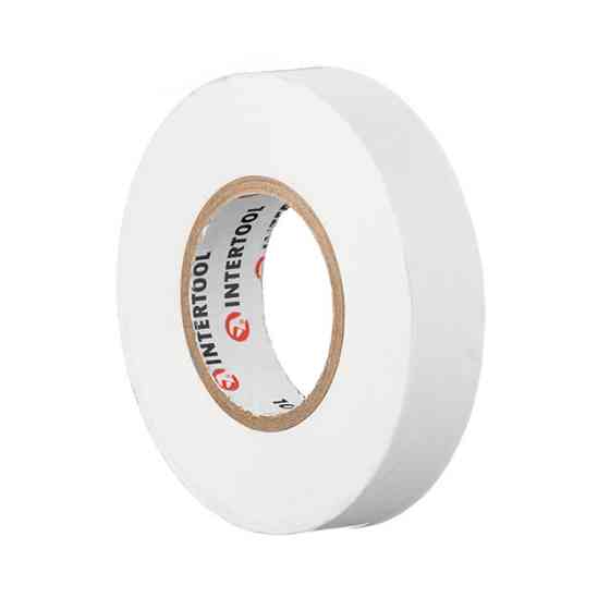 Стрічка ізоляційна 0.15мм*17мм*25м біла INTERTOOL IT-0063 Киев