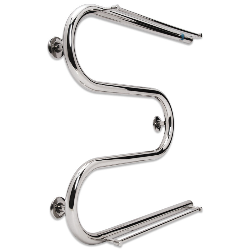 Полотенцесушитель Laris Змеевик 32 РС3 500Х500 1'' с полками Киев - изображение 1