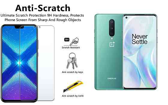 Защитное стекло NeoGlass для OnePlus 8 – ультрапрозрачное и устойчивое Киев