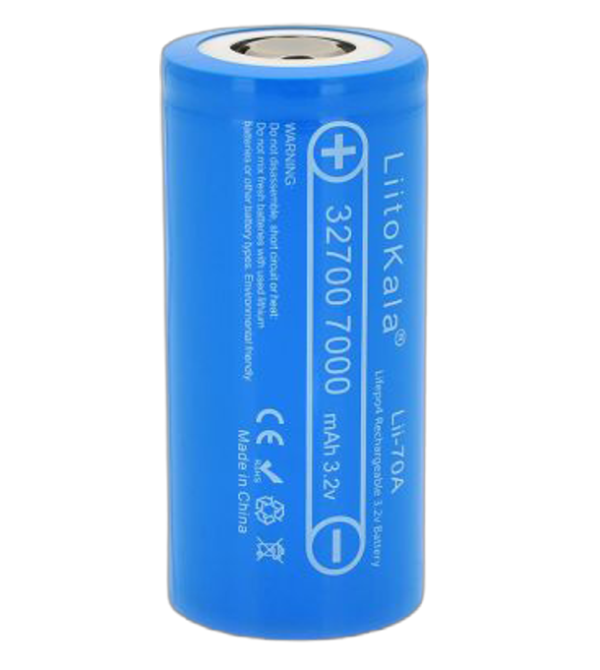 Аккумулятор LiFePO4 Liitokala Lii-70A 32700 7000 мАч Синий Винница - изображение 3