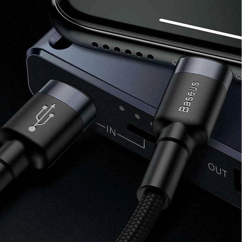 Кабель Baseus Cafule Cable Type-C to iP PD 20W 1m Gray+Black Київ - фото 3