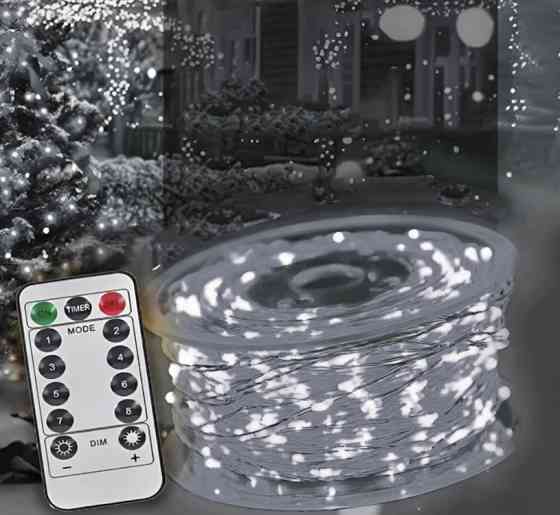 Гірлянда світлодіодна роса 50 м, 500 LED (Білий) Вінниця