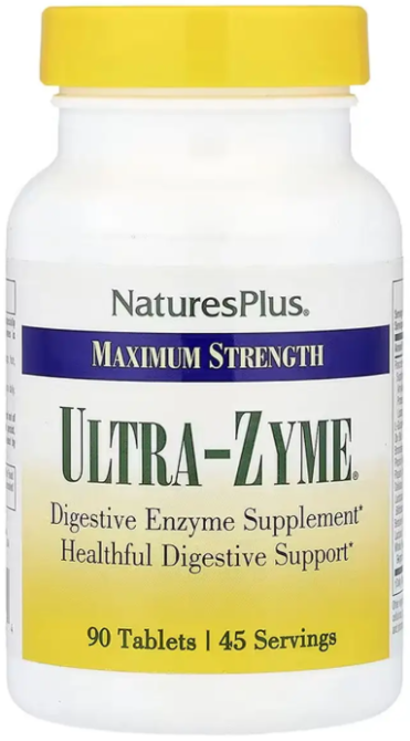 Биодобавки для жкт Nature's Plus Ultra-Zyme® 90 таб Киев - изображение 1
