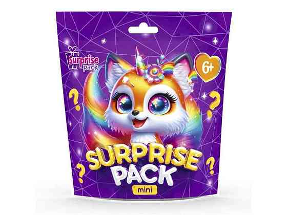 Игрушка антистресс Surprise Pack Mini 3 пурпурный с сюрпризами VT8040-03 ТМ VLADI TOYS Киев