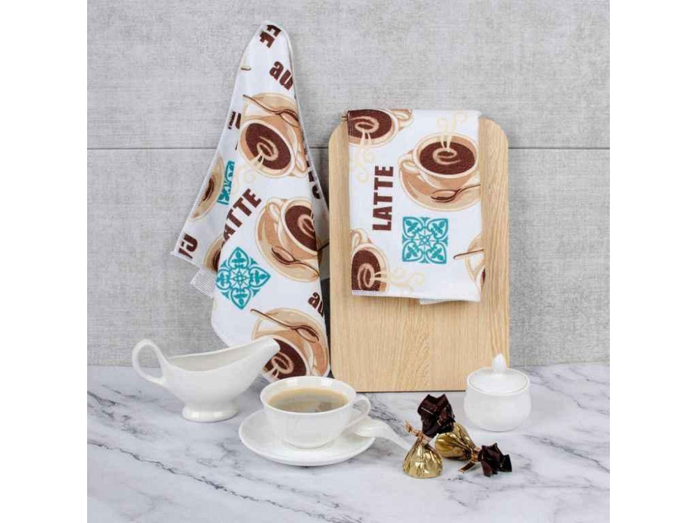 Серветка 30*30 надрукована coffee time ТМ AISHA Киев - изображение 1