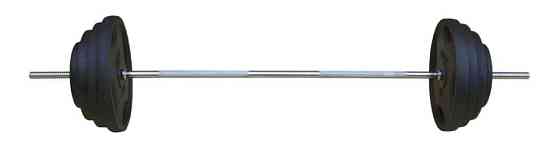 Штанга набірна чавунна на 85 кг Гантелі, гирі, штанги та диски металеві Київ