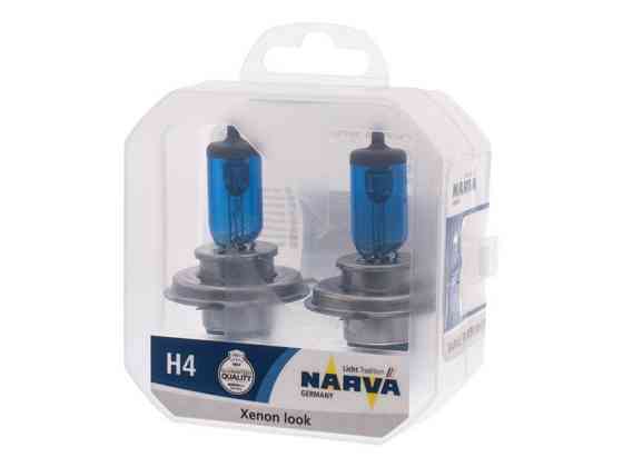 Комплект галогеновых ламп NARVA 48680 TWIN SET H4 12V 60/55W RANGE POWER WHITE Харьков