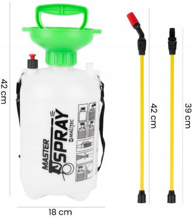 Опрыскиватель садовый Maltec 5л 3,2 Бар (Польша) Киев