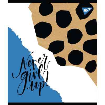 Зошит Yes А5 Abstract 18 аркушів лінія крафт-обкладинка 5 дизайнів (765092) Вінниця