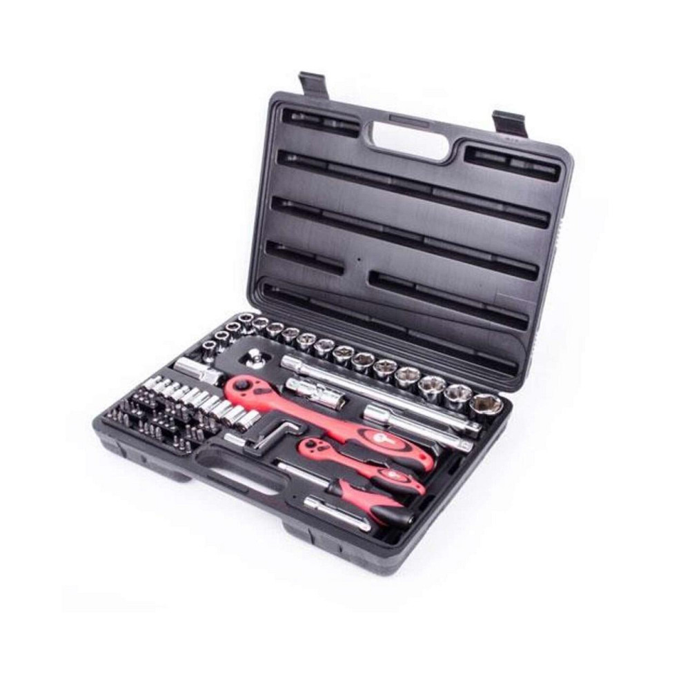 Набор инструментов профессиональный, 1/2  1/4, 72 ед. CrV Мукачево - изображение 1