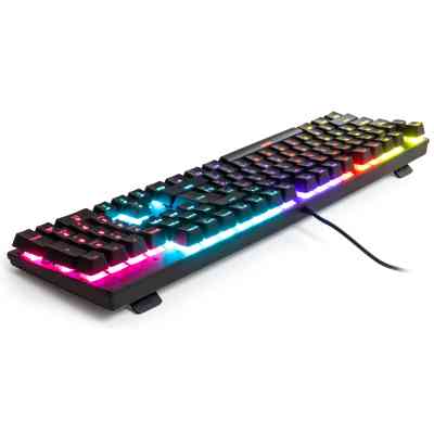 Клавиатура Vinga KBGM-100 LED Blue Switch USB Black (KBGM-100 Black) Винница