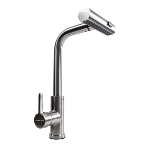 Змішувач кухонний VALESO XK08A нержавійка Коломыя