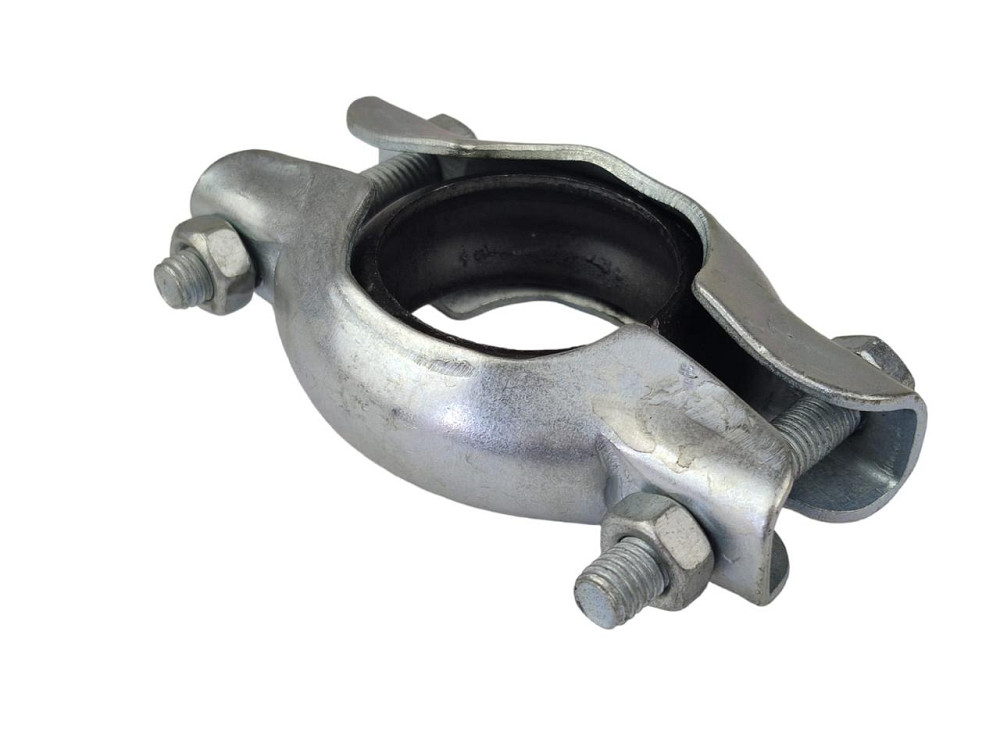 Хомут диаметр 40 мм 2108, 2109, 21099, 2110-2115 с болтами в сборе (кольцо металл) глушителя Мукачево - изображение 1