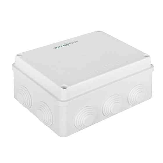 Коробка розподільна 150х110х70 IP65 зовнішня з резинками Київ