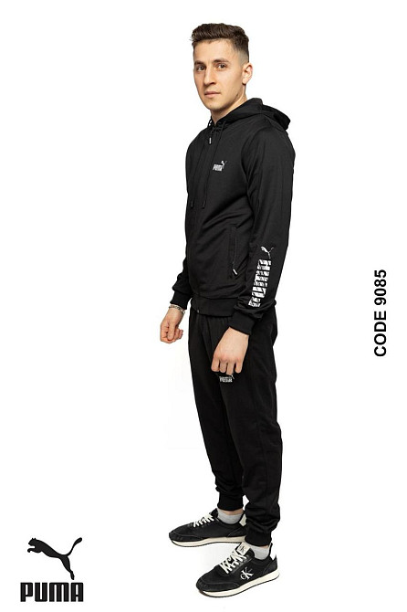 Мужской эластиковый спортивный костюм Puma,ткань лакоста Киев - изображение 3